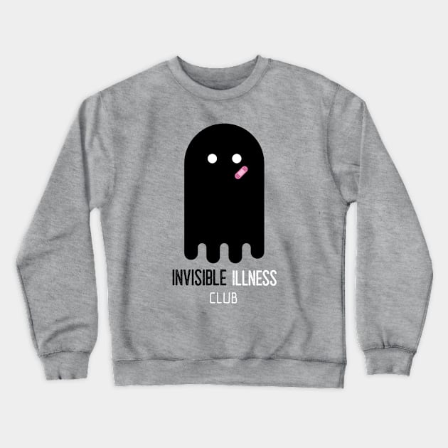 Invisible Illness Club Crewneck Sweatshirt by Invisbillness Apparel